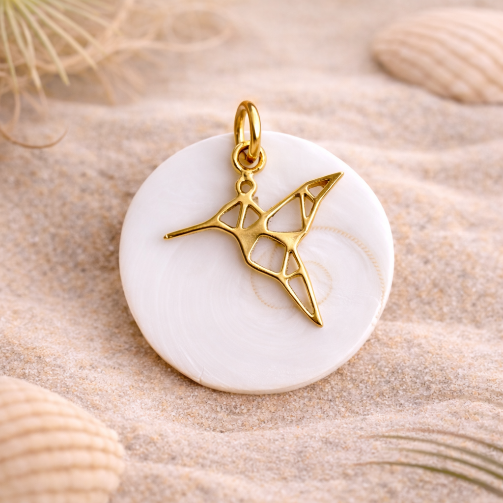 PureNature - Schiebeknotenkette - ShivaAuge - Gold