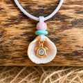 Heartbeat - Herzmuschel -  Halskette - Gold