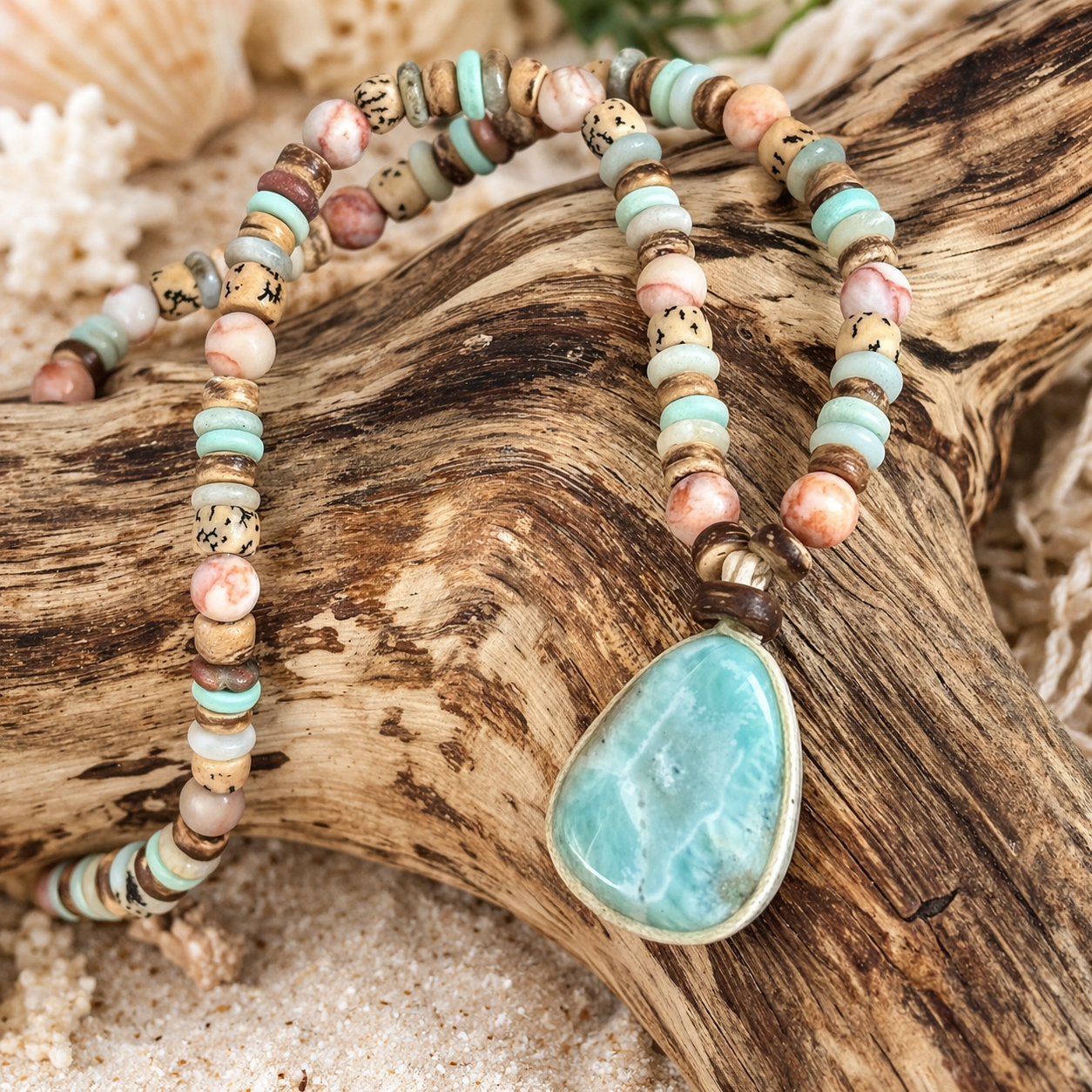 LaVieEnRose mit Larimar - Halskette