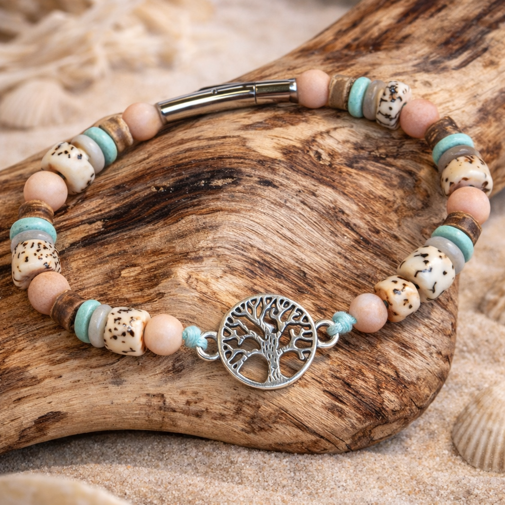 IsiLou_LaVieEnRose_Armband_Silber_Lebensbaum
