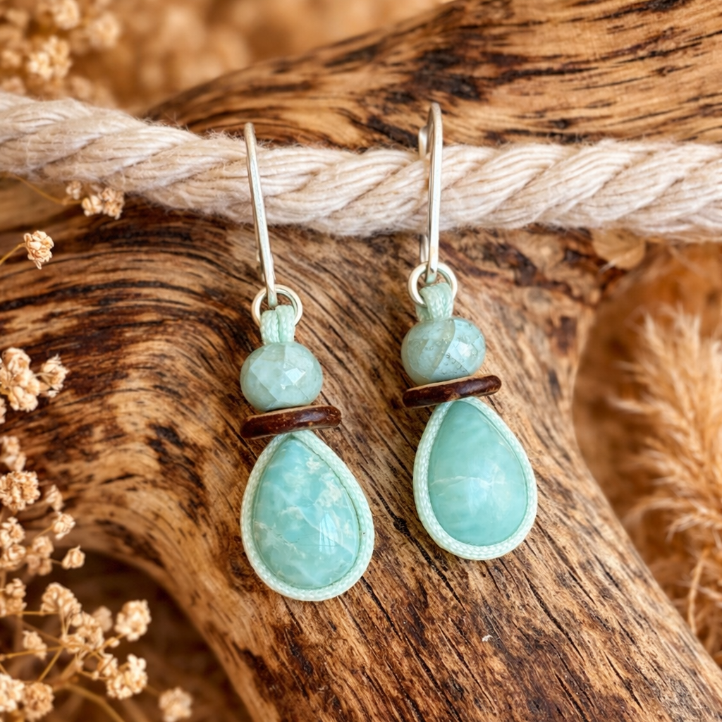 Larimar - Ohrringe 2