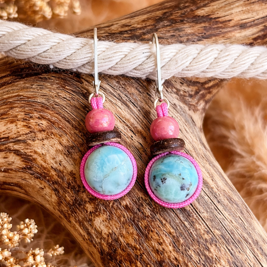Larimar - Ohrringe 3