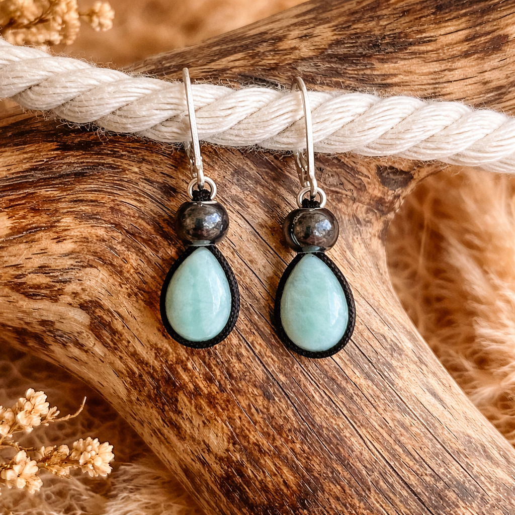 Larimar - Ohrringe 4