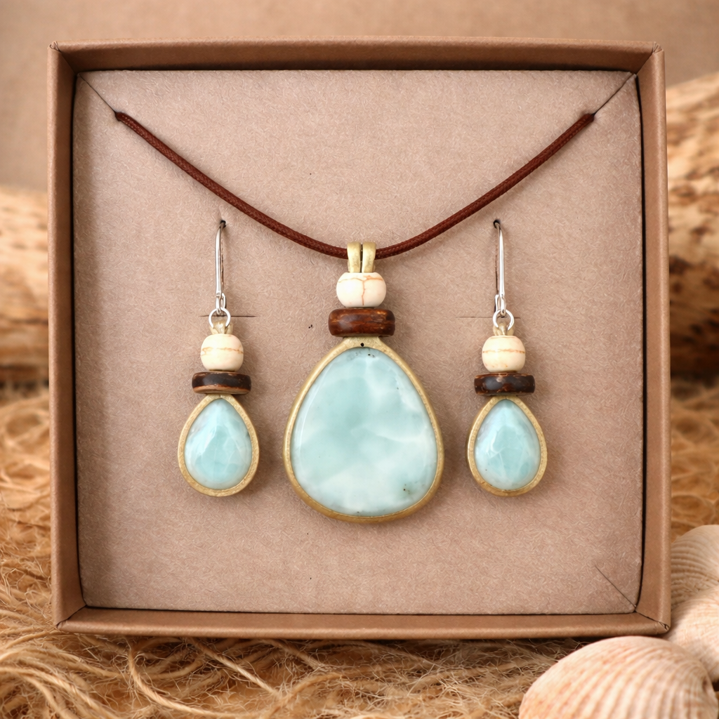 Larimar - SchmuckSet 14