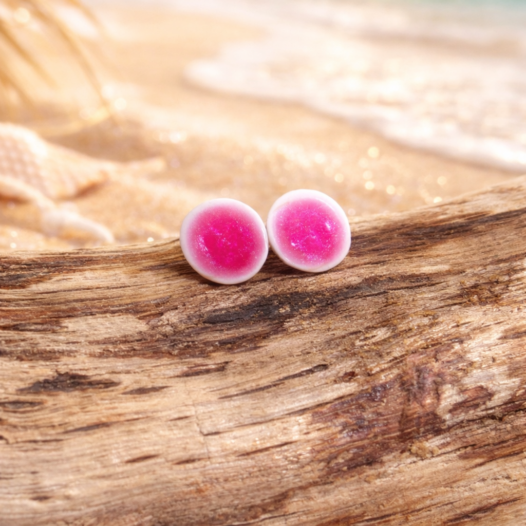 Ohrstecker - ShivaAuge - pink