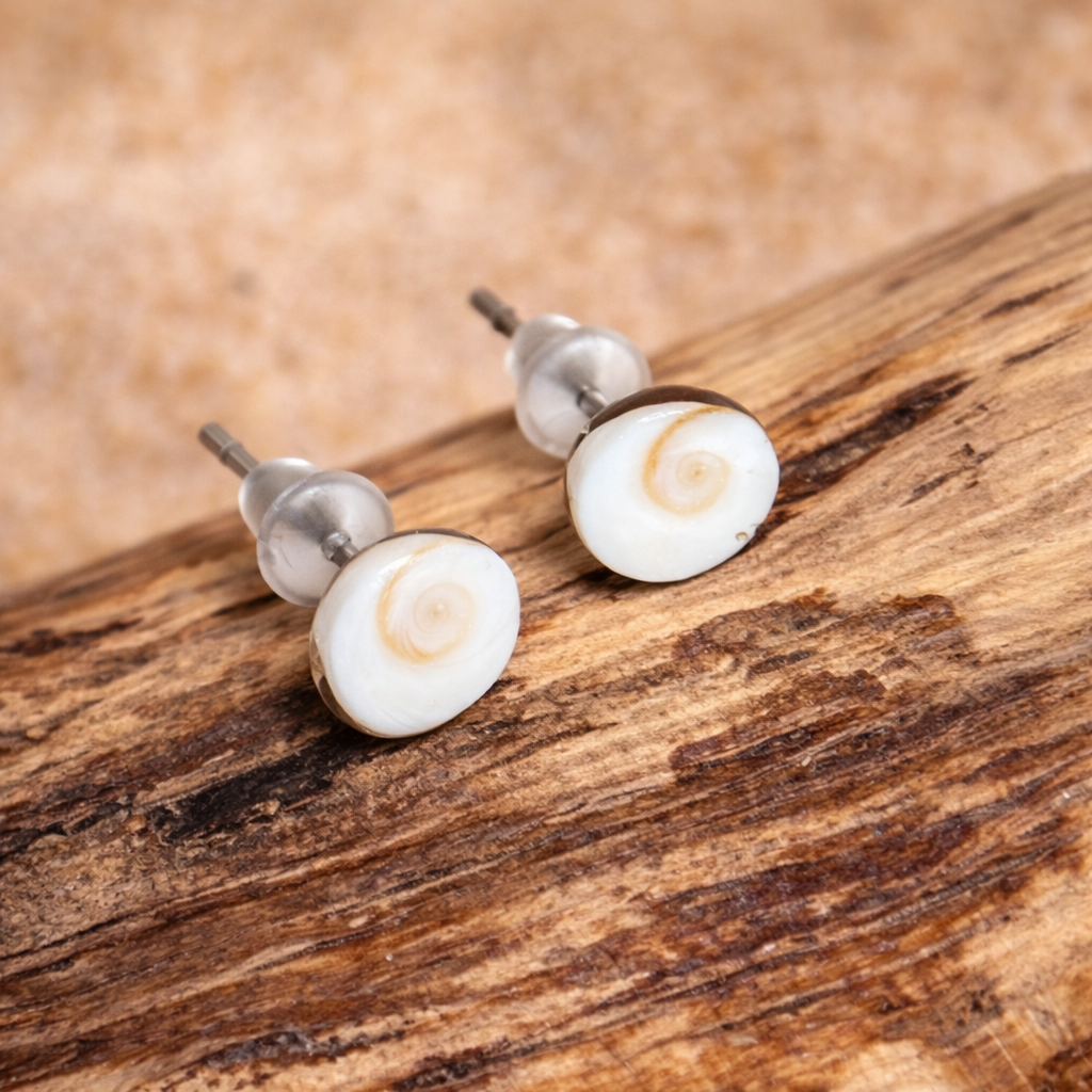 Ohrstecker - ShivaAuge - naturbelassen