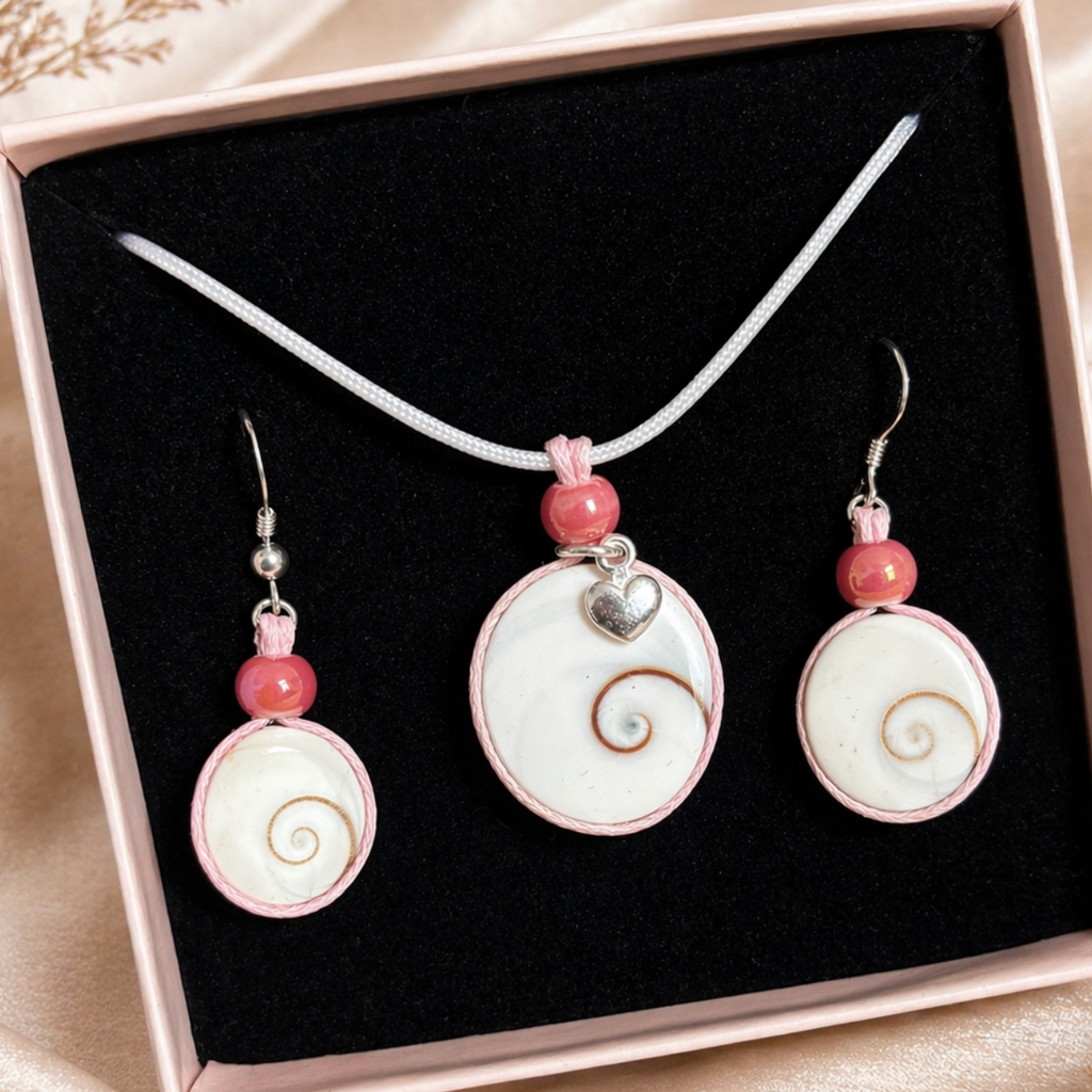 RosaVersuchung - ShivaAugeSchmuckset
