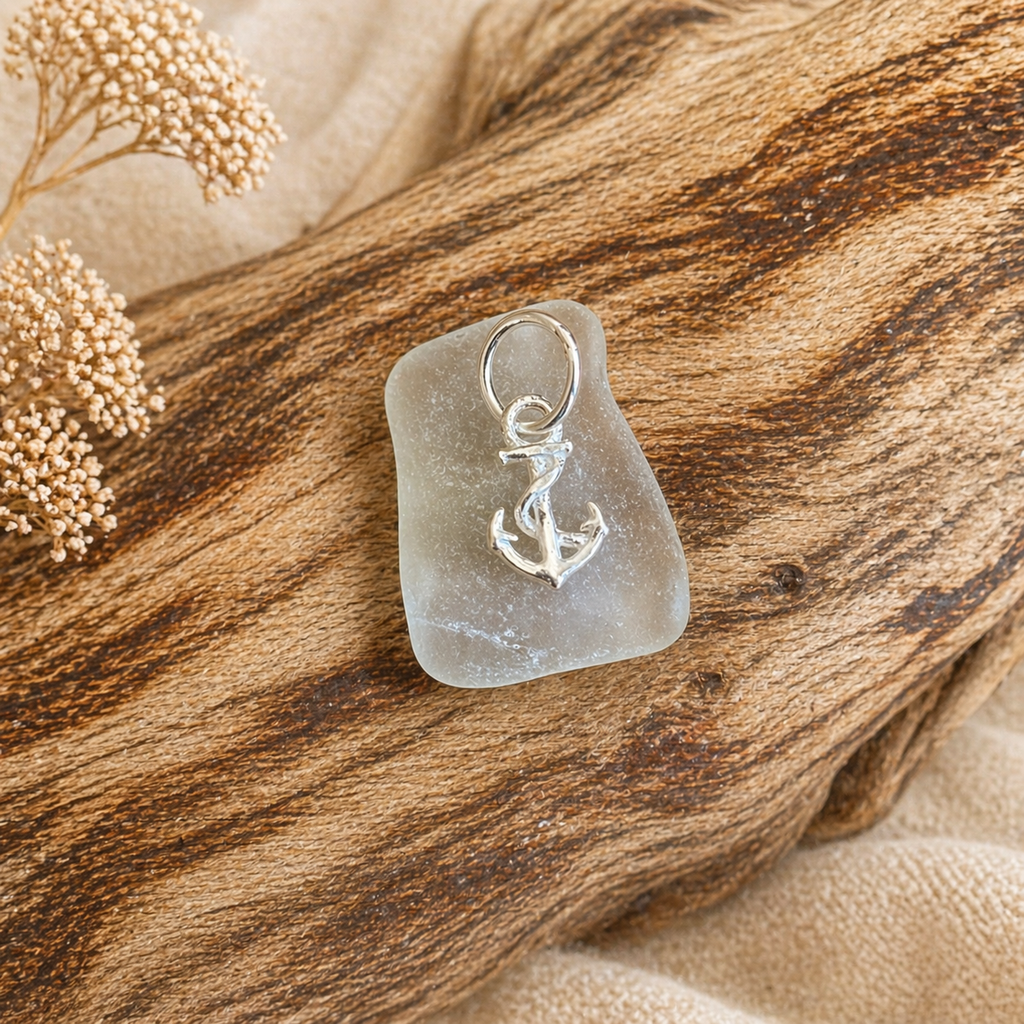 OlivenSand - Seeglas - Schiebeknotenkette